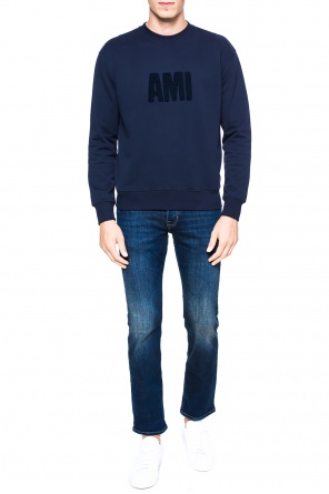 Logo-embroidered sweatshirt, zdjęcie 2 Logo-embroidered sweatshirt od Ami Alexandre Mattiussi